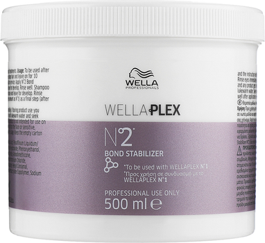 Serum do włosów Wella Professionals Wellaplex Bond Stabilizer No.2 regeneracyjne 500 ml (4064666575759)