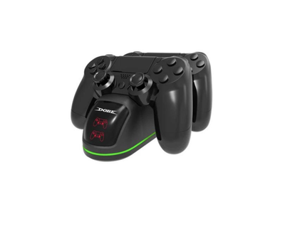 Зарядкое устройство для контроллера DualShock PS 4 Dobe Док Станция для PlayStation 4 PS 4 Черный