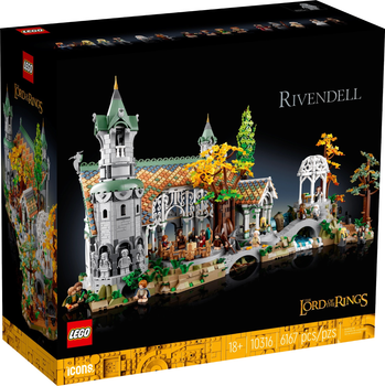 Zestaw klockow LEGO Icons Wladca pierscieni: Rivendell 6167 elementow (10316) (955555908041666) - Outlet