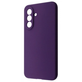 Чехол противоударный силиконовый VVave Premium Full Silicone Case Cover Guard для Samsung Galaxy A36 dark purple