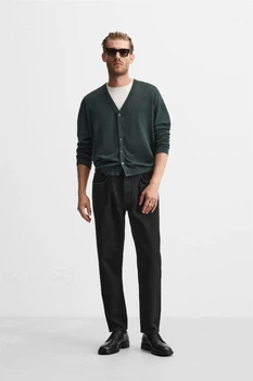 Джинси звужені Zara Slim Taper 31 чорний 4048/350/800