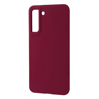 Чехол противоударный силиконовый WAVE Premium Full Silicone Cover для Samsung Galaxy S21 FE (G990B) plum