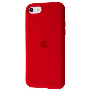 Чехол силиконовый Premium Silicone Case Full для Apple iPhone 7/8/SE 2 red