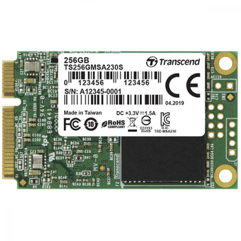 Накопичувач SSD mSATA Transcend 230S 256GB SATAIII 3D TLC (TS256GMSA230S)