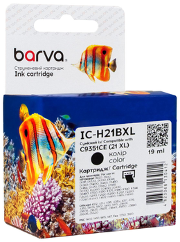 Картридж Barva совместимый с HP 21XL (C9351AE/C9351CE) 475 стр Black (IC-H21BXL)