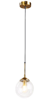 Люстра Altalusse INL-5046P-01 Antique brass & Clear