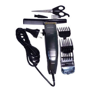 Проводная машинка для стрижки волос с насадками MAXTOP MP-9600