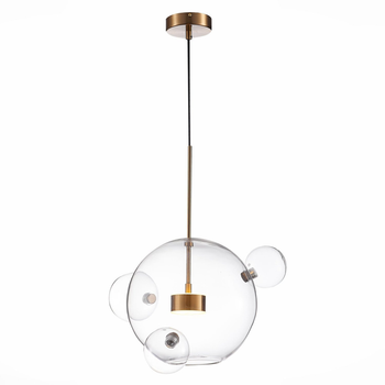 Люстра Altalusse INL-5048P-04 Antique brass & Clear