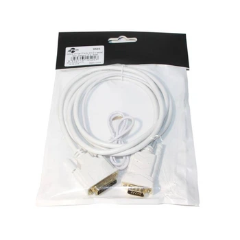 Кабель Atcom (9505) DVI-D - VGA, 1.8м, белый