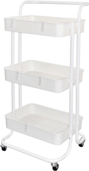 Этажерка на колесах Stenson "Comfort" 3яр 41x39x86 см (WW01355-W)