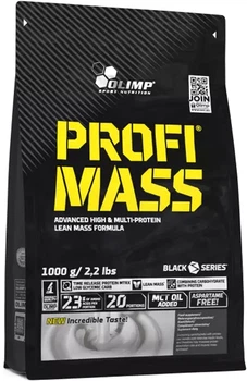 Гейнер для набору маси Olimp Profi Mass 1 кг Ваніль (5901330038143)
