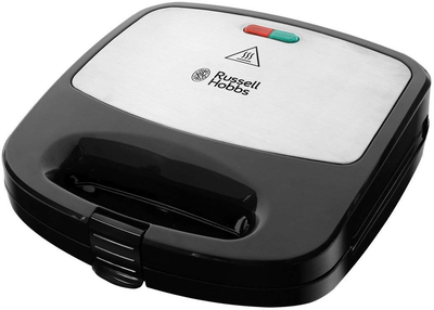 Мультимейкер Russell Hobbs Fiesta 750Вт, алюміній, 3 пластини, корпус-нержав.сталь/пластик, чорний (24540-56)