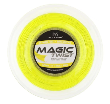 Теннисные струны MAYAMI MAGIC TWIST 1,25 200m yellow