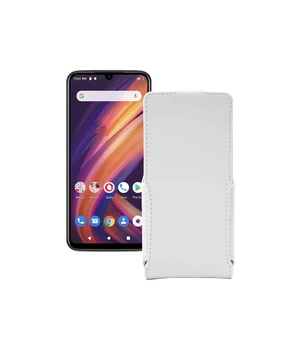 Чохол-флип з екошкіри для телефону Lenovo A6 Note Білий