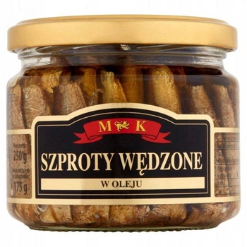 Шпроты в масле M&K Szproty Wedzone 250 г