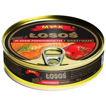 Лосось M&K w sosie pomidorowym в томатному соусі 160 г