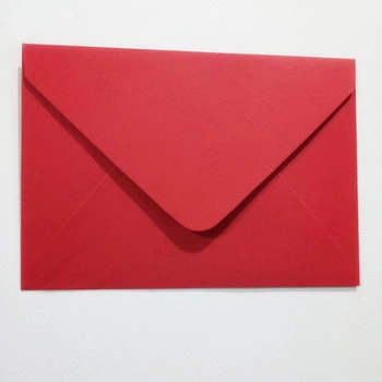 Подарунковий конверт Cardsforsoul, колір вишнево-червоний (cherry red) 162x113 мм