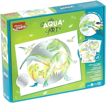 Zestaw kreatywny Maped Creativ Aqua Art Dinosaurs (3154149070589)