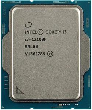Процессор Intel Core i3-12100F (3.3GHz/12MB, S1700, 60W, Alder Lake) Tray (CM8071504651013)