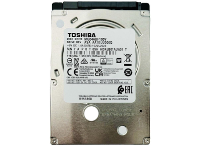 Жесткий диск (HDD) 2.5" SATA 1TB Toshiba MQ04AB 5400rpm/128MB (MQ04ABF100V)