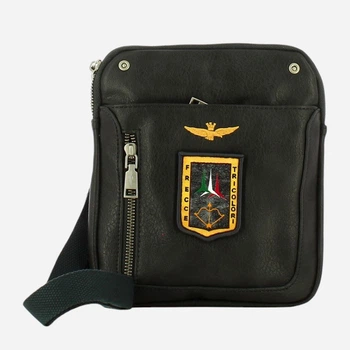 Torba listonoszka męska mała Aeronautica Militare AM470-AN Antracytowa (800070283379)
