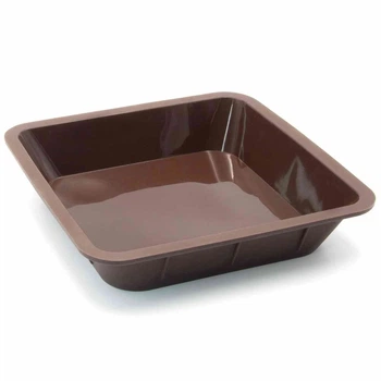 Форма для выпечки Lessner Chef Choco 10252 25х25х5 см коричневая