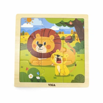 Деревянный пазл Viga Toys Львы