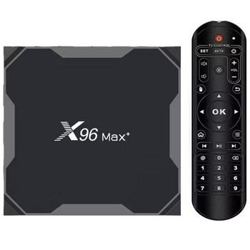Смарт ТВ приставка X96 Max+ 4/32 Гб Smart TV Android. Процессор Quad-Core ARM Cortex A55, S905X3