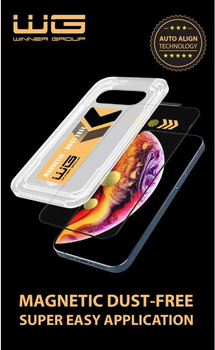 Szkło hartowane Winner Group Tempered glass with applicator do Apple iPhone 15 Pro (8591194118685)