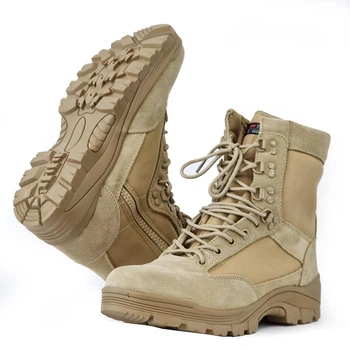 Ботинки тактические демисезонные MIL-TEC YKK KHAKI 12822104 р.46, стелька 29,5см