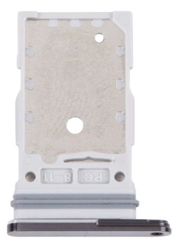 Тримач Sim-карти Samsung S918 Galaxy S23 Ultra чорний Phantom Black на дві Sim-карти High Copy