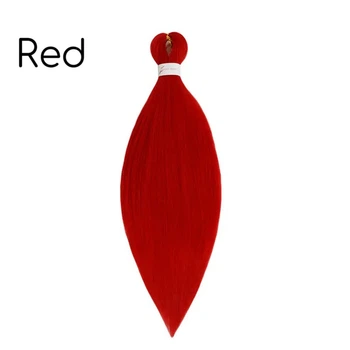 Канекалон Easy Braid Red однотонный красный