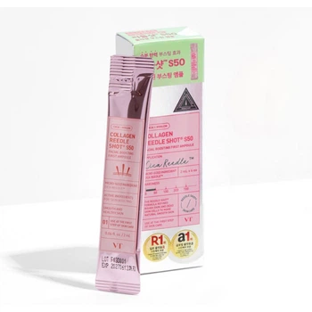 Антивозрастная сыворотка для лица со спикулами и коллагеном VT Cosmetics Collagen Reedle Shot S50 6 шт по 2мл