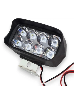 Світлодіодна балка (додаткова фара) 8 LED 12W Біле світло (05701)