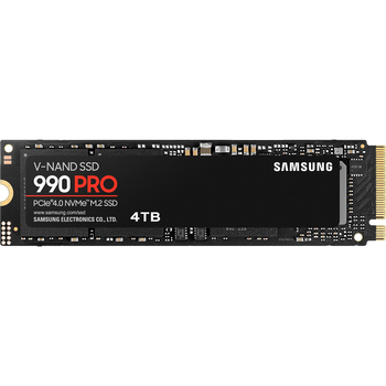 Накопичувач SSD M.2 NVMe 4TB Samsung 990 Pro Pascal TLC 7450/6900MB/s PCIe 4.0s (MZ-V9P4T0BW)