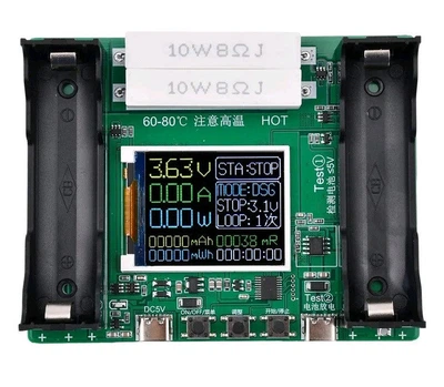 Цифровий тестер XH-M239 для акумуляторів 18650 з USB Type-C 77730