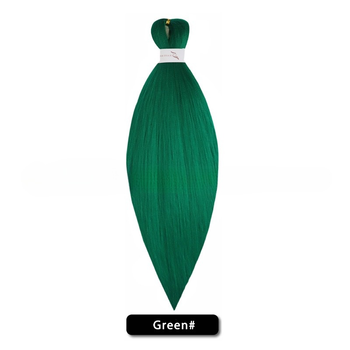 Канекалон Easy Braid Green однотонный зеленый