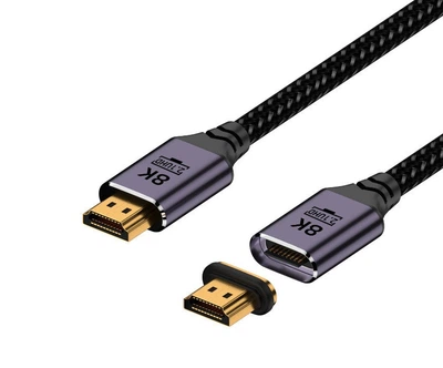 HDMI-HDMI кабель UltraHD 2.1 з магнітним конектором 8K 60HZ 4K 120HZ 78288