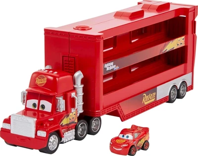 Вантажівка Автовоз Тачки Дісней з машинкою Disney Pixar Cars Mack Racers Hauler & Transporter Mattel GNW34