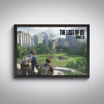 Постер гри The Last of Us 2 у рамці / Плакат Ласт оф ас / The Last of Us