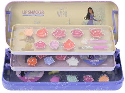 Набір декоративної косметики Lip Smacker Disney Wish Makeup Case Triple Layer Beauty Tin для дітей (4038033107119)