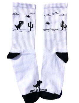 Шкарпетки Ponty Shop Гугл Діно розміри 36-40 Білі