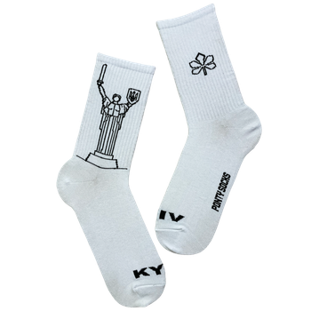 Шкарпетки Ponty Shop Київ розміри 36-40 Білі