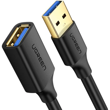 Кабель Ugreen US129 USB3.0, AM-AF 3m, Connector gold-plated Black (30127)