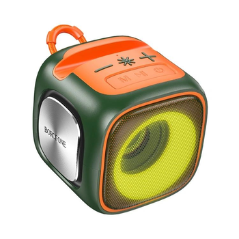 Портативная колонка BOROFONE BR29 Interest sports BT5.3, IPX6, USB, AUX, TWS, TF, FM, 7W, 3h speaker Dark Green
