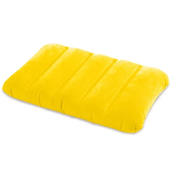 Подушка надувна Intex 68676 43x28x9 см, жовта