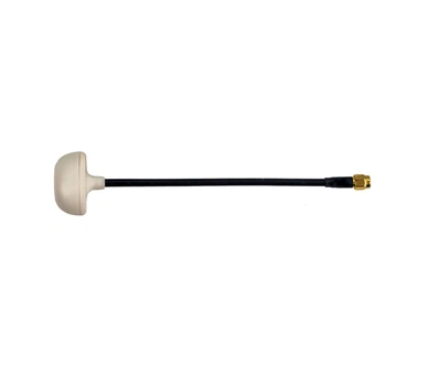 Антенна 5.2G RHCP Skyzone Mushroom 160mm 8Dbi, SMA-Male прямой, белая, для FPV дронов