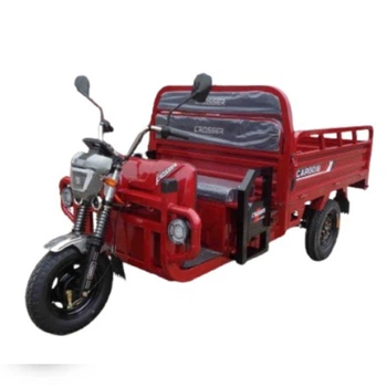 Грузовой электроскутер-самосвал трёхколёсный CROSSER Cargo 18" (1500W, 72V, 58Ah) Красный