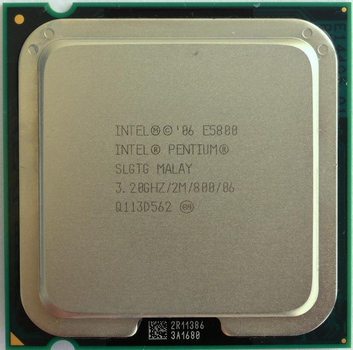 Процесор Intel Pentium Dual-Core E5800 3.20GHz/2M/800 (SLGTG) s775, tray
