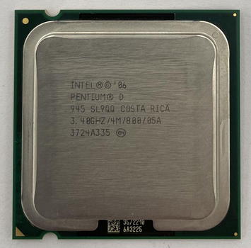Процессор Intel Pentium D945 3.40GHz/800MHz/4096k (SL9QQ) s775, tray